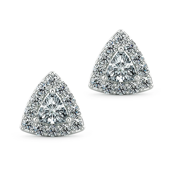 Halo Triangle Earrings BTA2106